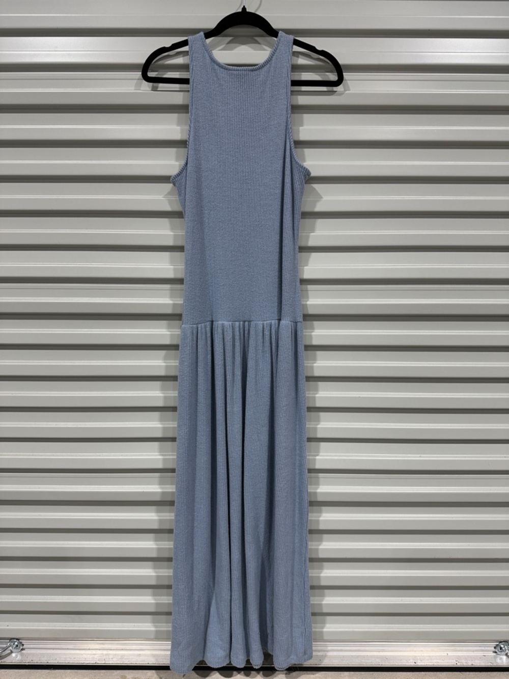 Universal Thread Light Blue Ribbed Tank Maxi Dress - Picture 7 of 10